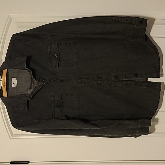 OLD NAVY lightweight black denim top - Picture 1 of 5